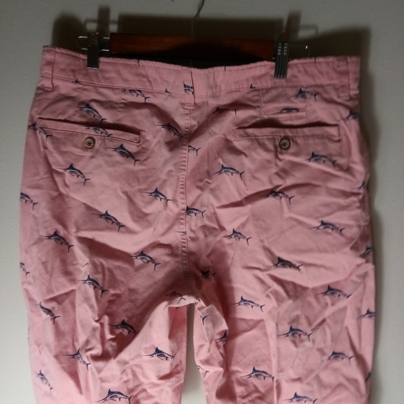 Hudson & Barrow 36 Men's Swordfish Shorts Salmon - Picture 5 of 5